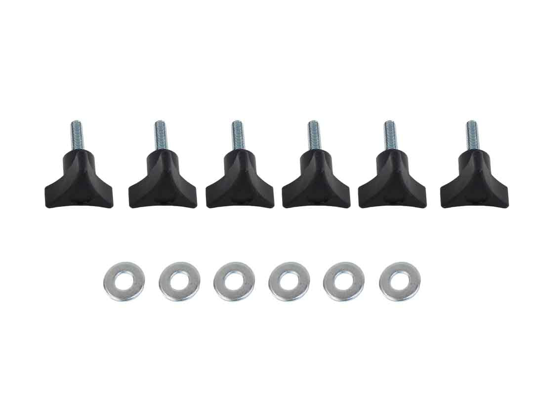 Kentrol 70008 Hardtop Quick Release Screws 6 Piece for 2003-2020 Jeep Wrangler TJ JK JL