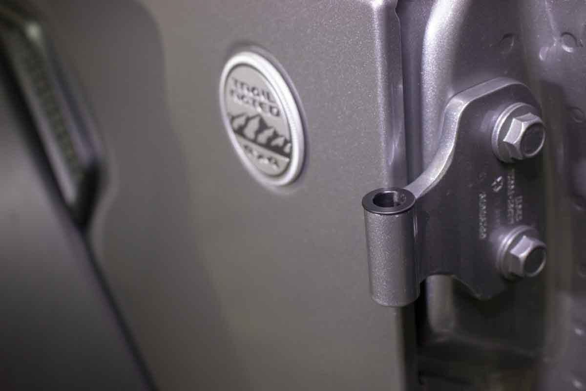 Kentrol 70011 Door Hinge Liners for 2018-2026 Jeep Wrangler JL 2-Door - Textured Black