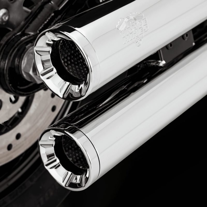 Vance & Hines 16312 Eliminator Slip-Ons Chrome for 2018-2024 Harley-Davidson Softail