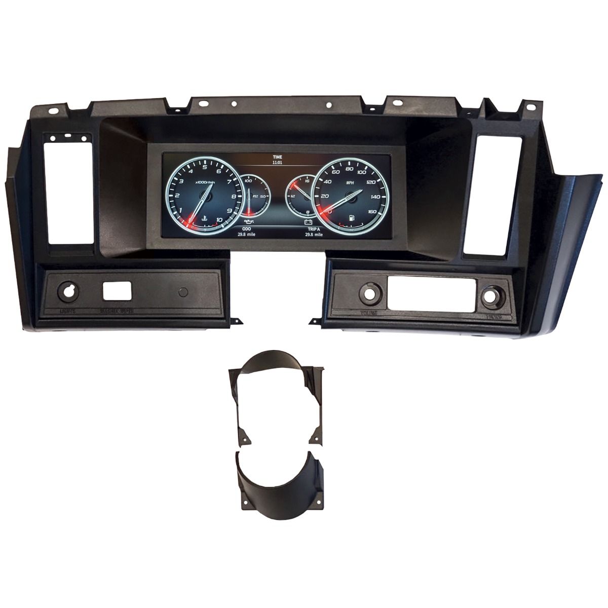 AutoMeter 7008 InVision Direct Fit Digital Dash for 1969 Chevrolet Camaro
