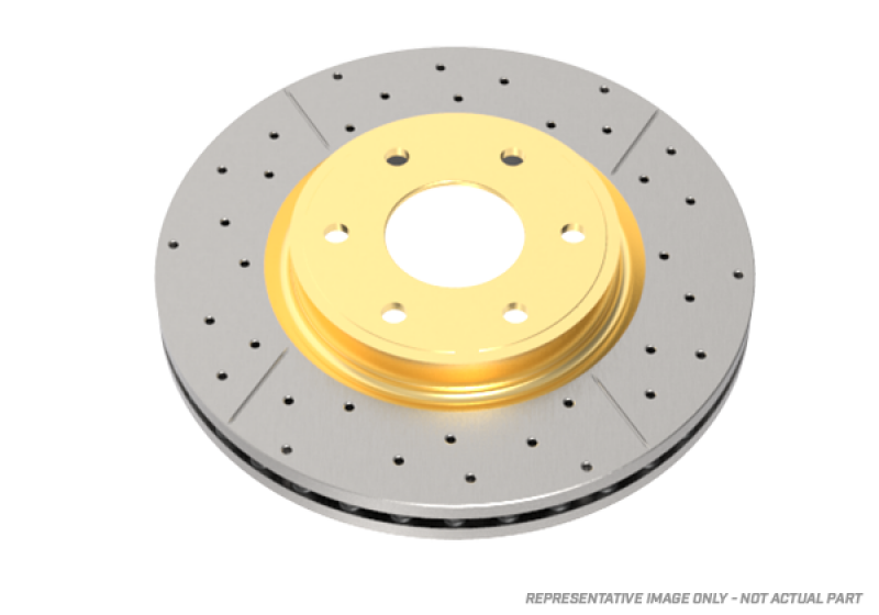 DBA 09-20 Nissan 370Z (w/Sport Performance Brakes) Front Drilled & Slotted Street Series Rotor