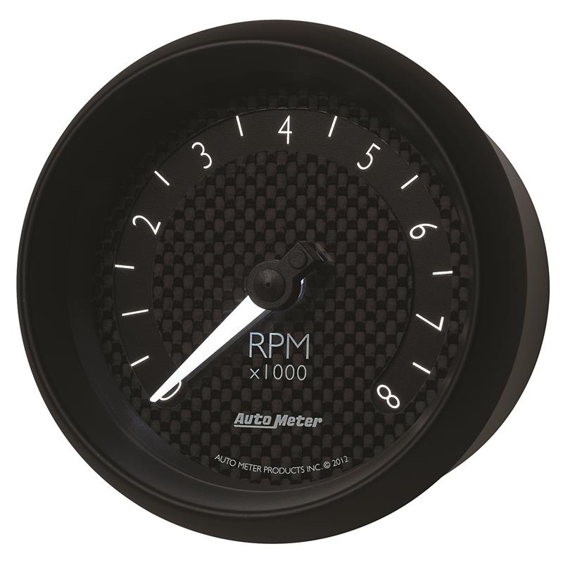 AutoMeter 8097 GT Series 3-3/8in In Dash 8K RPM Tachometer