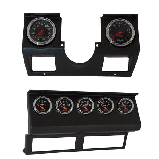 AutoMeter 7040 7 Gauge Direct-Fit Dash Kit for 1987-1995 Jeep Wrangler YJ