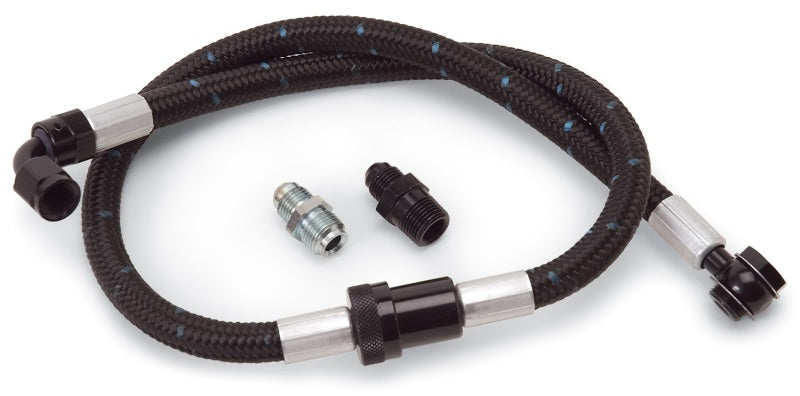 Edelbrock 8102 Fuel Hose Assembly with Street Filter SBC Proclassic Finish