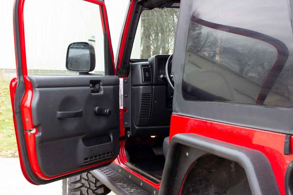 Kentrol 70732 Adjustable Door Restraint Strap for 1976-2006 Jeep CJ Wrangler YJ TJ LJ