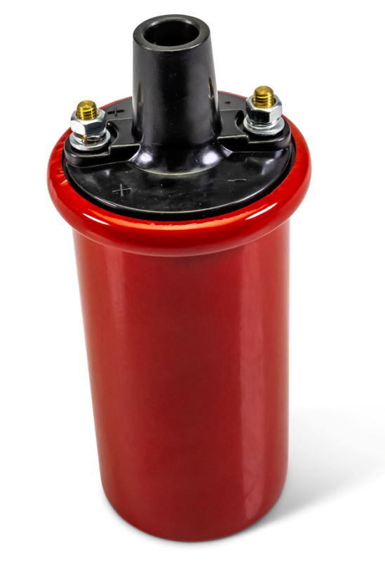 Edelbrock 22746 Ignition Coil - Electric Oil Filled - .70 PR Red with Black Top