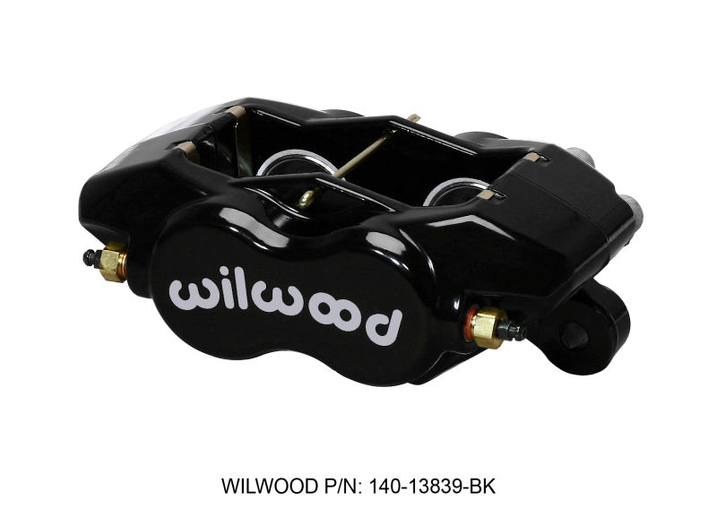 Wilwood Caliper-Forged Dynalite-Black 1.38in Pistons .81in Disc - #120-13839-BK