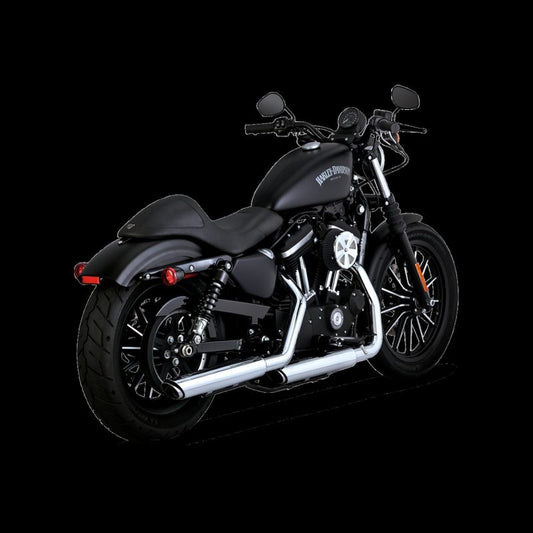 Vance & Hines 16361 Twin Slash 3in PCX Slip-Ons Chrome for 2014-2022 Harley-Davidson Sportster