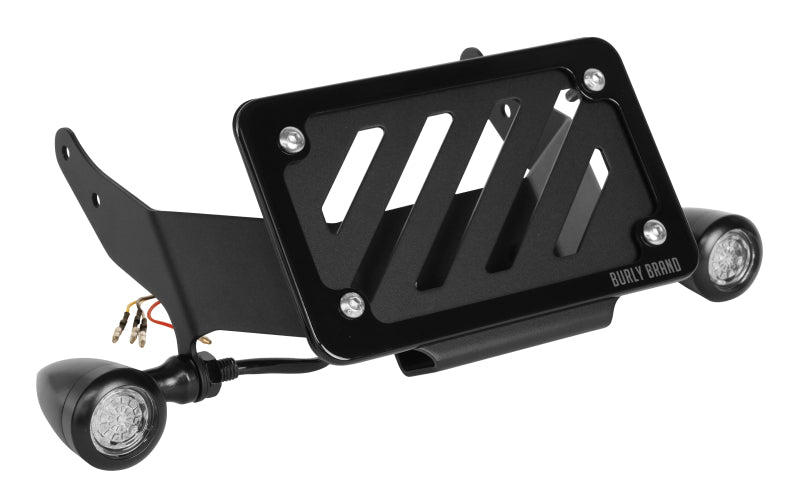 Burly Brand B13-3000TFB Turn Signal/License Plate Kit for 2021-2026 Honda Rebel 1100