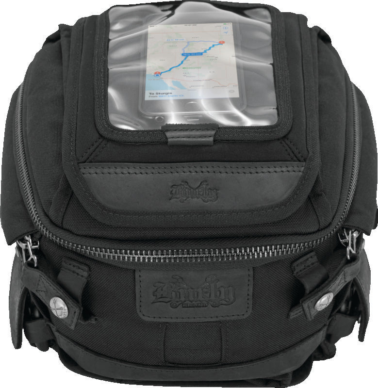 Burly Brand B15-1010B Voyager Tank/Tail Bag Black