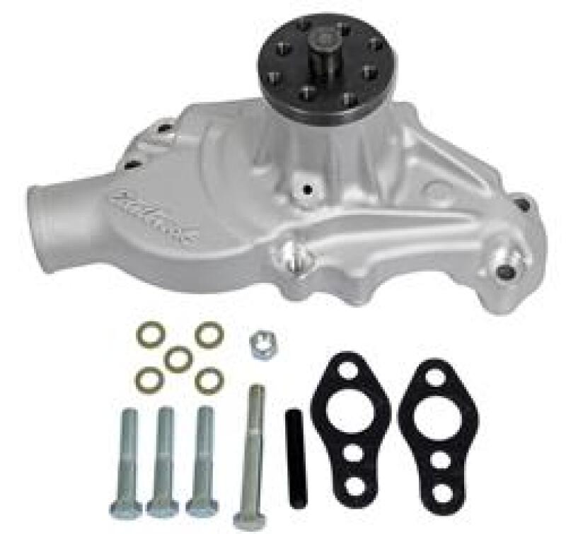 Edelbrock 88820 Water Pump for Small-Block Chevrolet Street Rods in Satin Finish