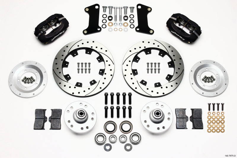 Wilwood Forged Dynalite Front Kit 12.19in Drilled 67-69 Camaro 64-72 Nova Chevelle - #140-7675-D
