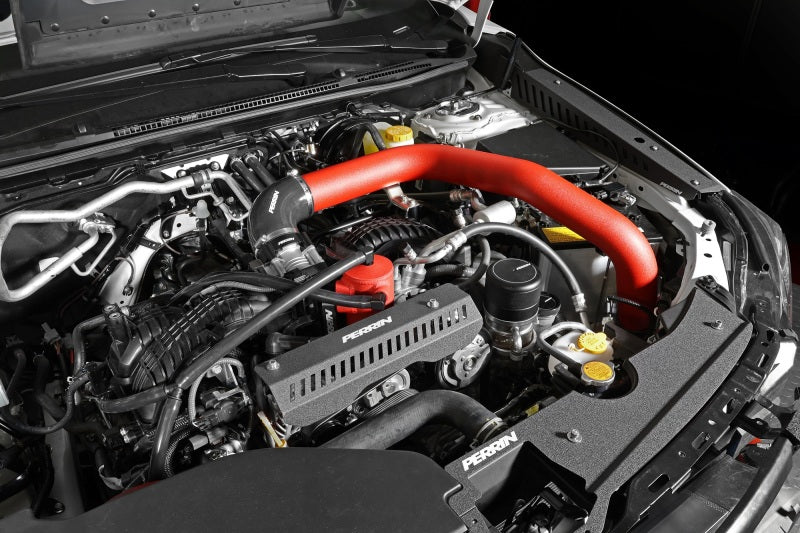 PERRIN 22-26 Subaru WRX Front Mount Intercooler Kit (Red Tubes & Silver Core)