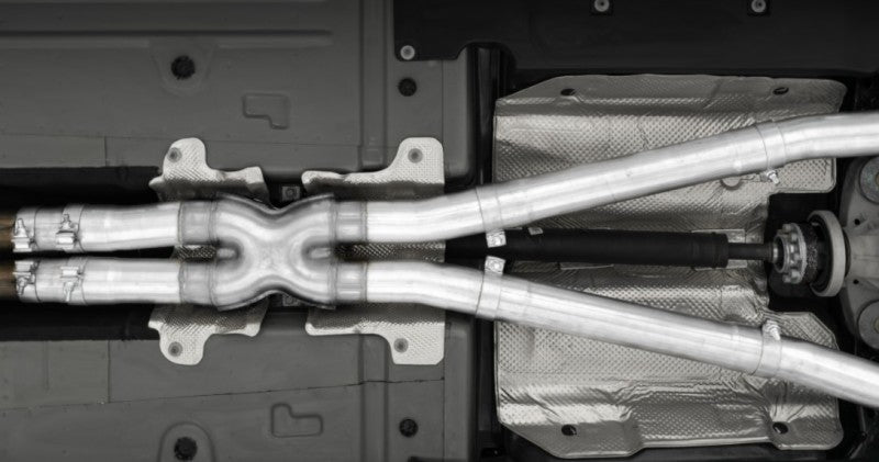 MBRP S71143CF Armor Pro Cat-Back Exhaust - Quad Rear Exit | 2015-2023 Dodge Challenger 5.7L/6.2L/6.4L HEMI