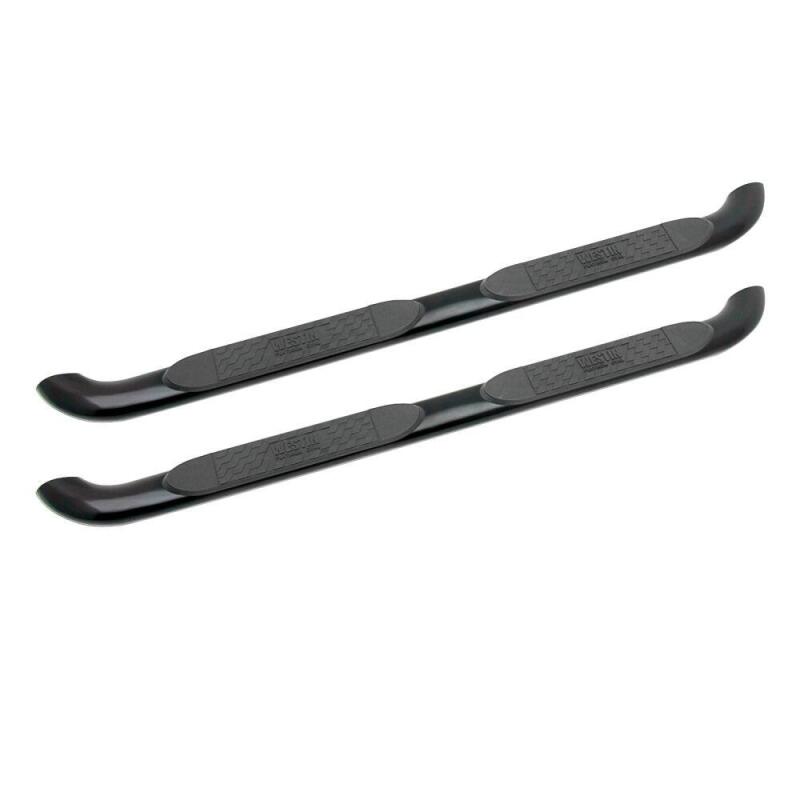 Westin 21-2775 Platinum 4 Oval Nerf Step Bars for 2005-2023 Toyota Tacoma Double Cab Black