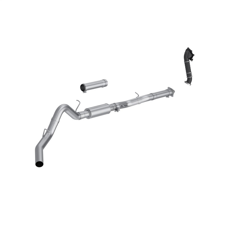 MBRP Silverado / GMC Sierra 2500/3500HD 4in OD CatBack with Downpipe - AL
