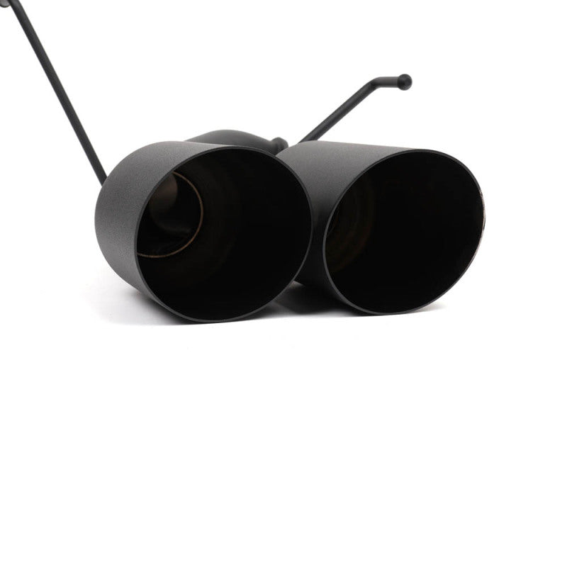 BLOX Racing 2022+ WRX Muffler Delete / Axle Back Single Wall 4in - Matte Black Tips BXEX-51106-BK