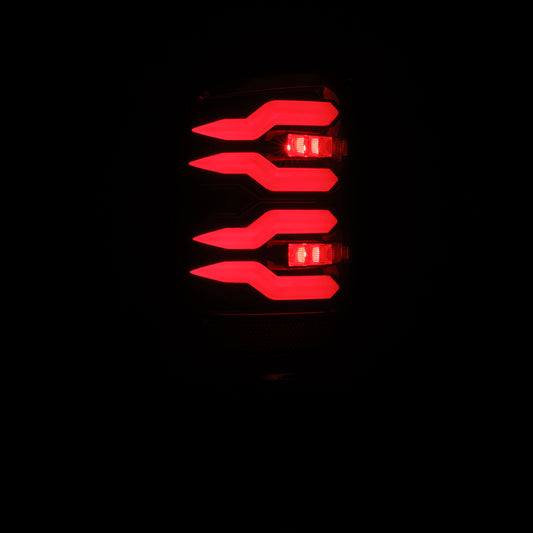 AlphaRex 643003 94-01 Dodge Ram 1500/2500/3500 LUXX-Series LED Tail Lights - Black/Red