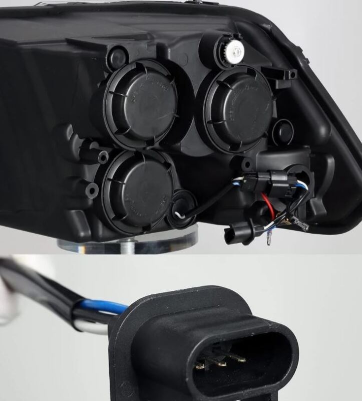 AlphaRex 880598 09-18 Dodge Ram 1500 HD PRO-Series Projector Headlights Plank Style Chrome w/Sequential Signal/DRL