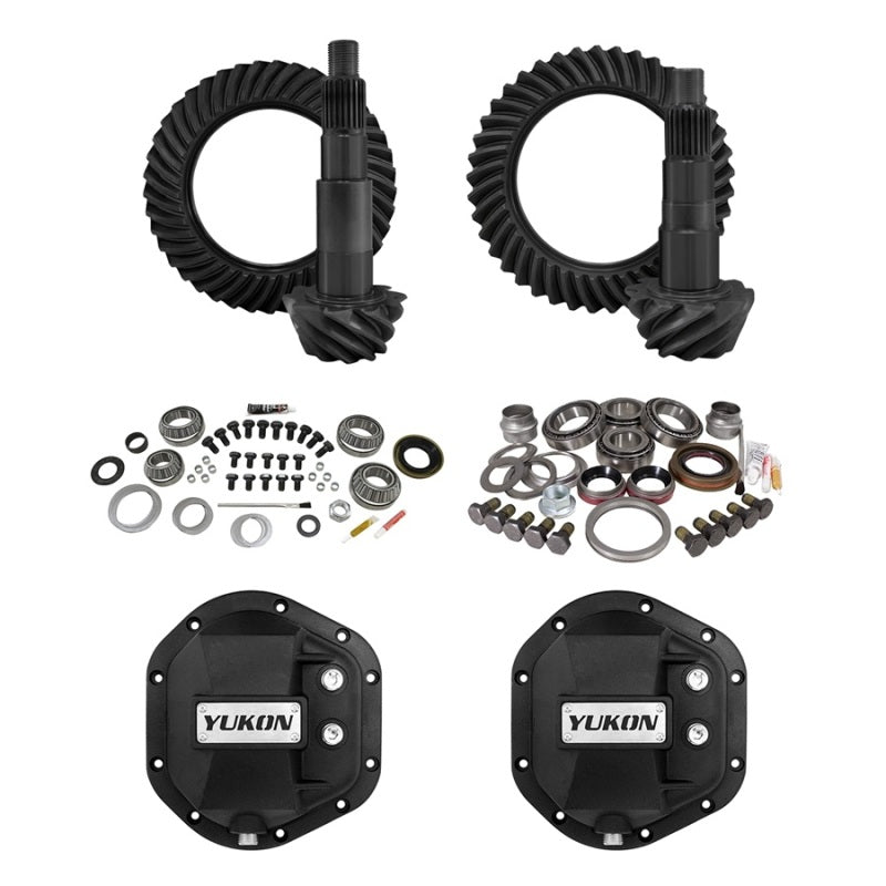 Yukon Gear & Axle YGK016STG2 For 07-18 Jeep Wrangler STG 2 Re-Gear Kit with Cover Dana 44 5.13 Ratio 24 Spline - Front & Rear