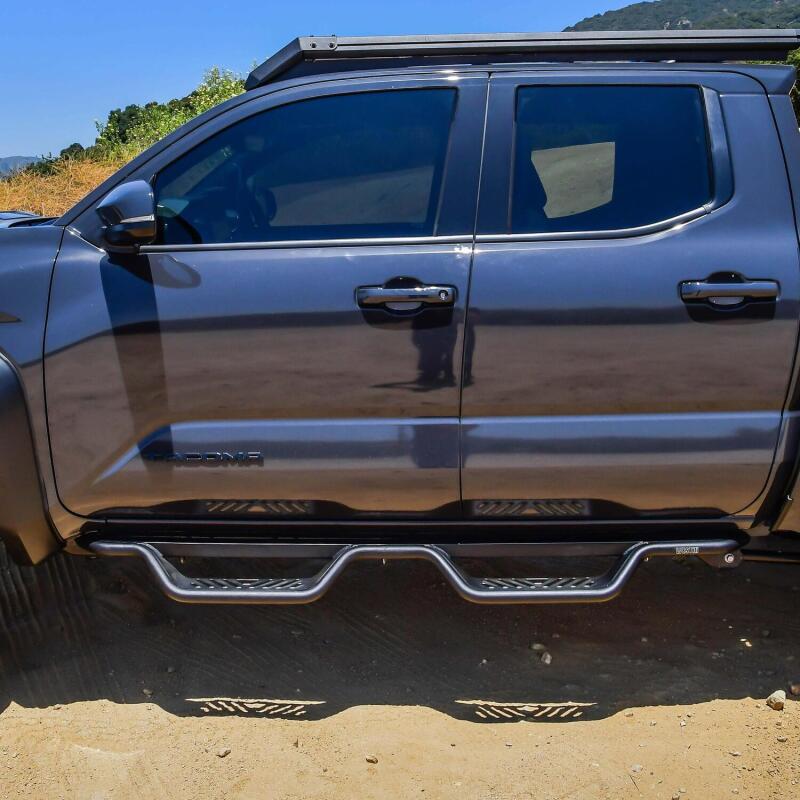 Westin 20-12785 Outlaw Drop Nerf Step Bars for 2024-2026 Toyota Tacoma Double Cab Textured Black