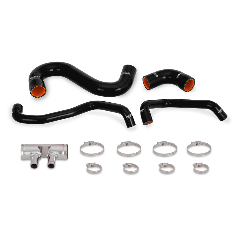 Mishimoto 2015+ Ford Mustang GT Silicone Lower Radiator Hose - Black - #MMHOSE-MUS8-15LBK