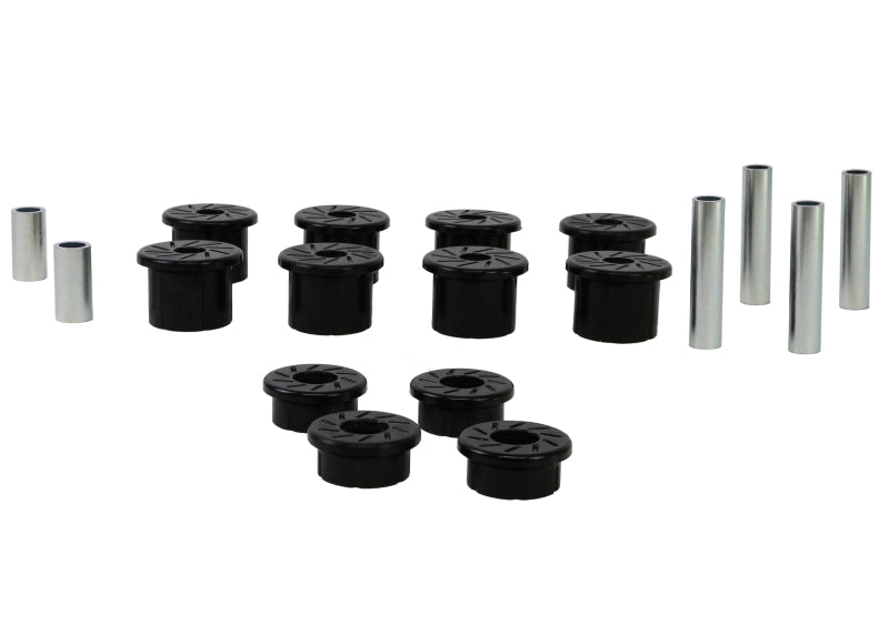 Whiteline W73815 Spring Eye Front/Rear and Shackle Bushing for 1980-1997 Ford F-250, 1980-1997 Ford F-350