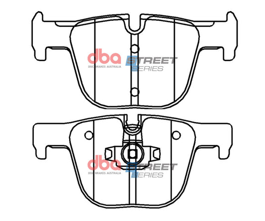 DBA 12-19 BMW 335i Street Series Rear Brake Pads