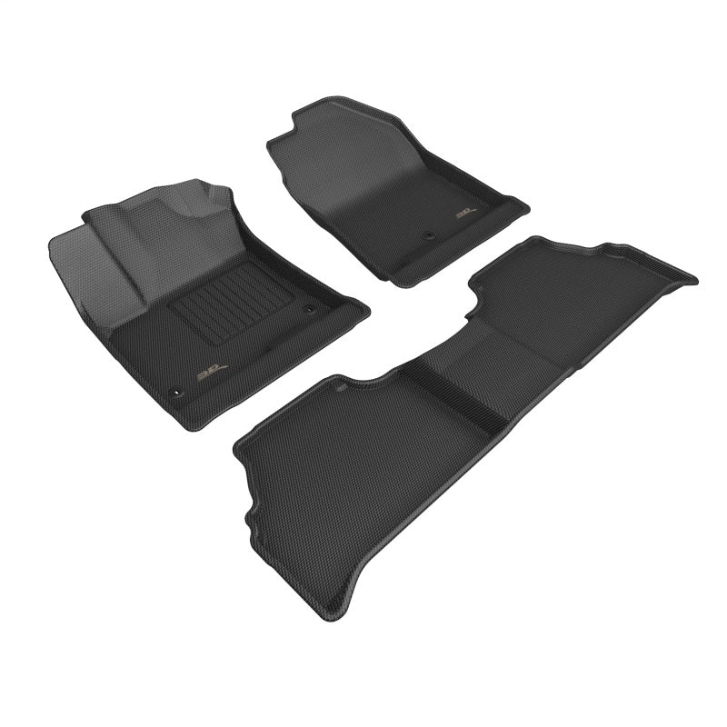 3D MAXpider Kagu Front & Rear Floor Mats for 2023-2025 Hyundai Ioniq 6