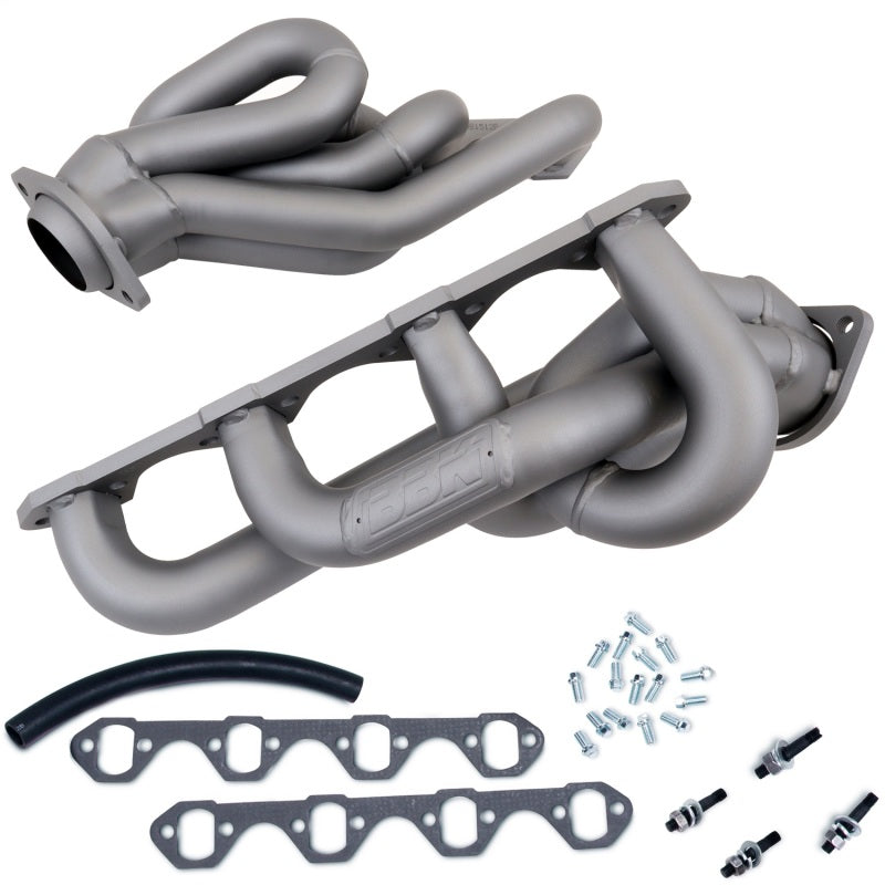 BBK Performance 1512 Shorty Tuned Length Headers 1-5/8 Titanium Ceramic for 1986-1993 Ford Mustang (5.0L) Excluding GT40P Heads