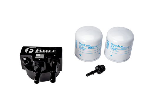 Fleece Performance FPE-FMC-UHFA-1123 for 11-26 Ford Powerstroke 6.7L Engine Mounted Fuel Filter Assembly