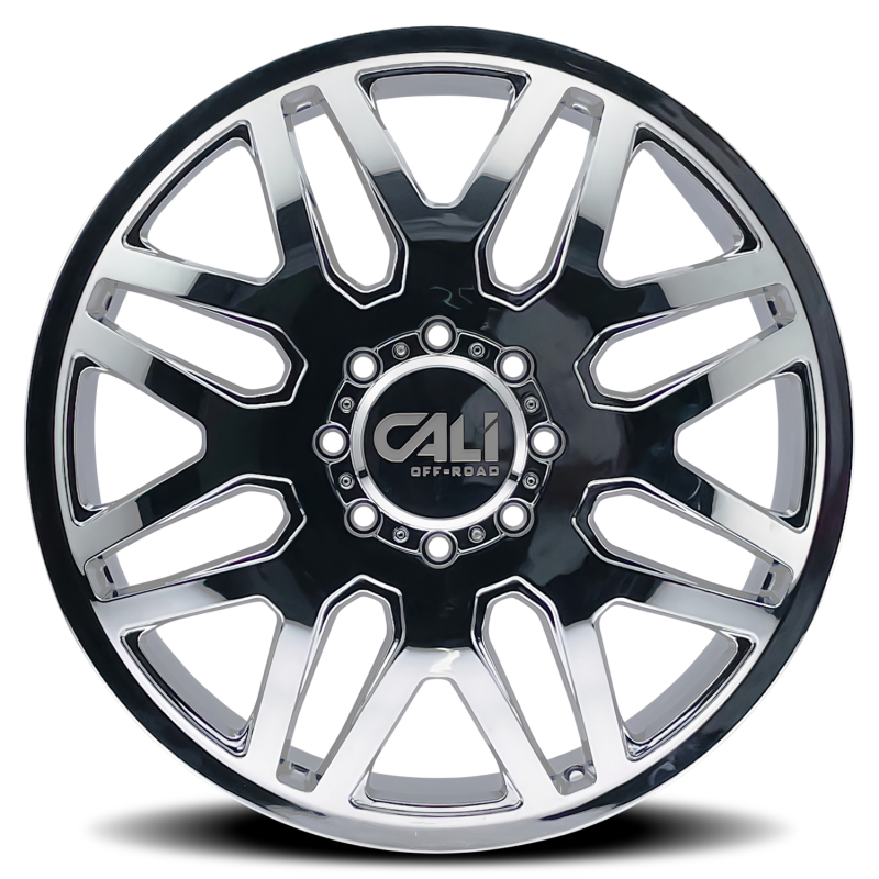 Cali Off-Road Invader Dually Rear 24x8.25 8x165.1 -232mm Chrome Wheel 9115D-24881CR232