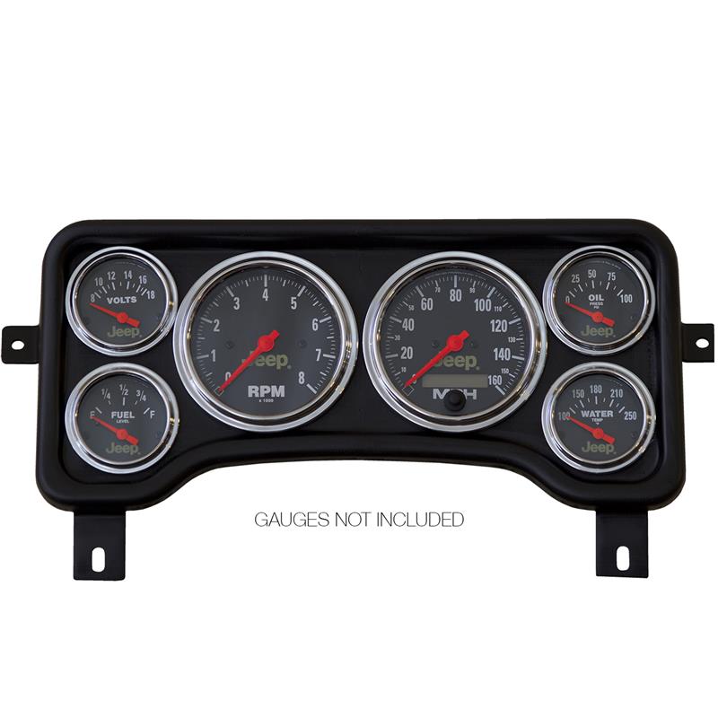 AutoMeter 5381 6 Gauge Direct Fit Dash Panel for 1997-2006 Jeep Wrangler TJ / 1999-2001 Jeep Cherokee XJ