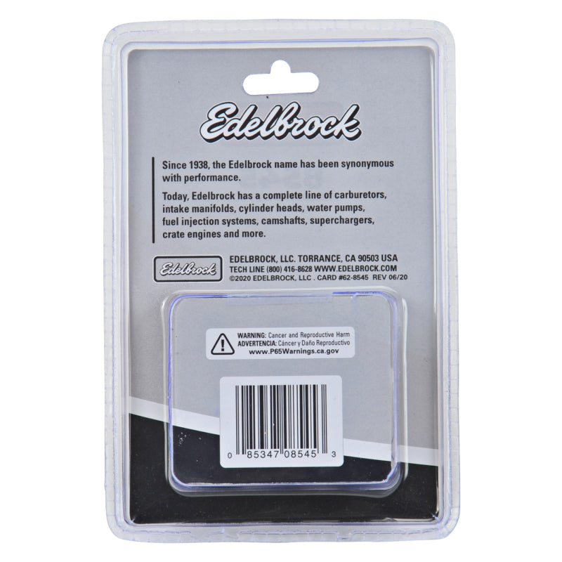 Edelbrock 8545 Exhaust Header Bolts 3/8 in-16 x 3/4 in Black Oxide (Set Of 12)