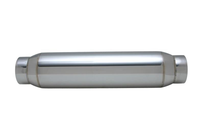 Vibrant SS Resonator (Standard Design) 3in inlet/outlet x 12in long