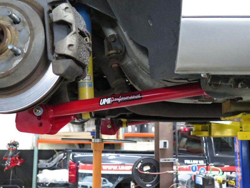 UMI Performance 201520-B Lower Control Arms Non-Adjustable Panhard Bar Black