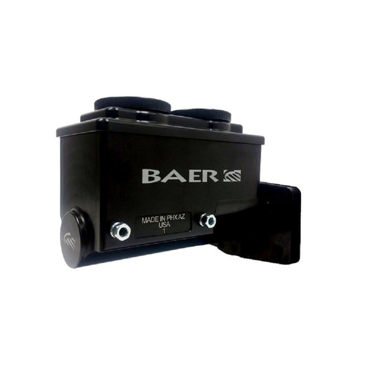 Baer Brakes Mopar 15/16in Bore Remaster 4-Bolt Left Port Master Cylinder Assembly - Black