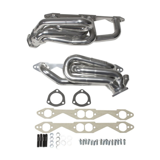 BBK Performance 40070 Shorty Tuned Length Headers 1-5/8 Silver Ceramic for 1996-1999 Chevrolet / GMC 1500 Trucks and SUVs (5.0L / 5.7L)