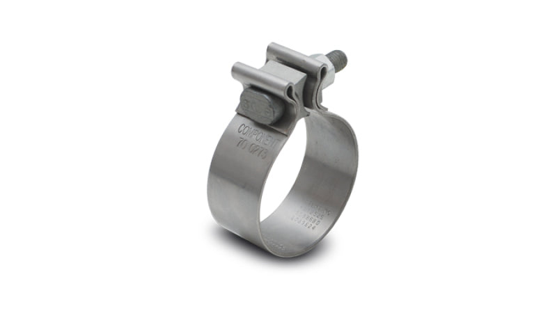Vibrant SS Accuseal Exhaust Seal Clamp for 3in OD Tubing (1in wide band)