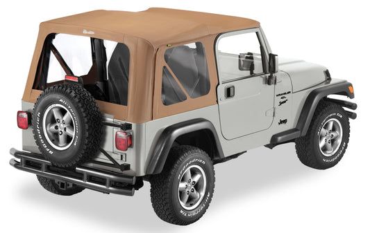 Bestop A-Top For OEM - 97-02 Jeep Wrangler TJ Replace (Spice Clear Windows No Door Skins Included)