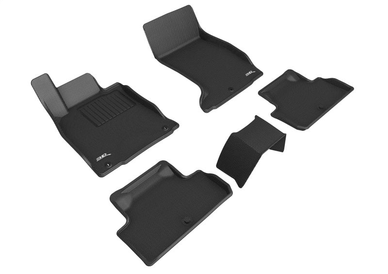 3D MAXpider Kagu Front & Rear Floor Mats for 2019-2023 Genesis G70 (AWD)