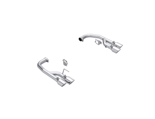 MBRP S7281AL 2024+ Mustang GT 5.0L Aluminized Steel 2.5in Axle-Back Exhaust w/ Dual-Rear Quad Exhaust Tips - #S7281AL
