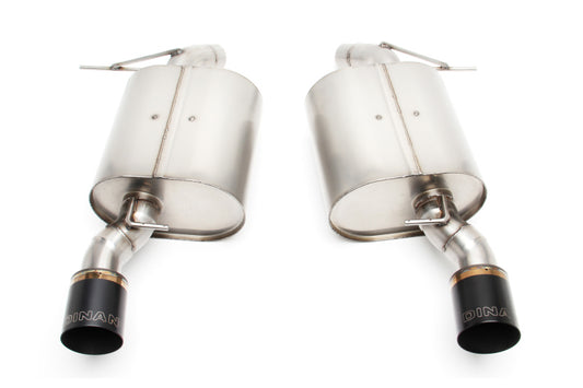 Dinan 07-13 BMW 335i/335is/335xi (E92/E93) Free Flow Axleback Exhaust System - Black Tips