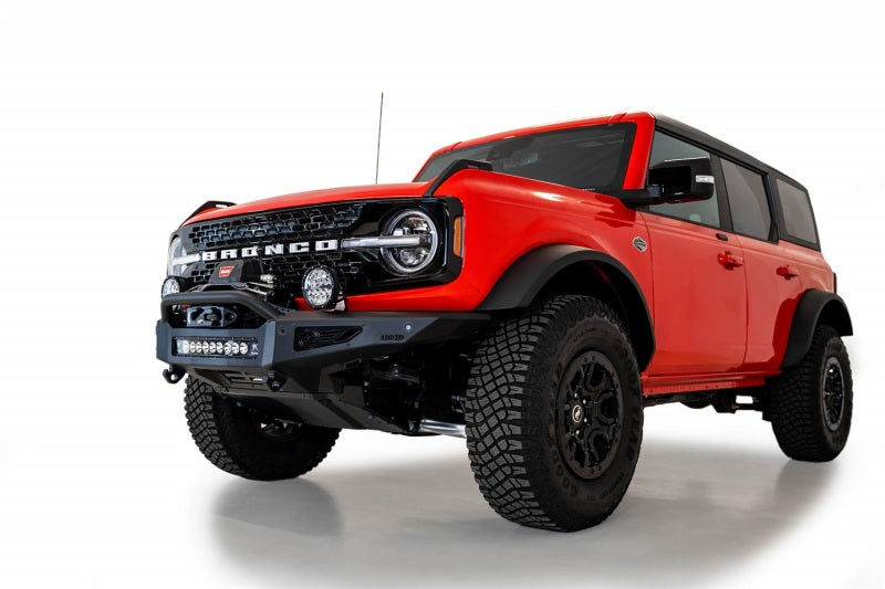 Addictive Desert Designs for 2021+ Ford Bronco Rock Fighter Front Bumper - Hammer Black