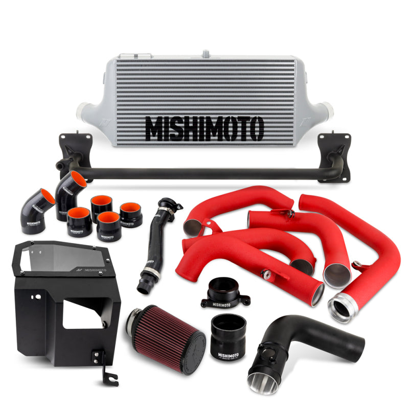 Mishimoto 2022+ WRX Intercooler Kit W/ Intake SL Core WRD Pipes - #MMINT-WRX-22AISLRD