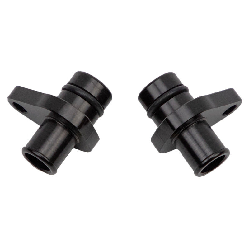 Wehrli Custom Fabrication WCF100189 Crankcase Vent Fitting Kit Black Anodized for 2004.5-2010 Chevrolet Silverado / GMC Sierra 2500 HD / 3500 HD Duramax