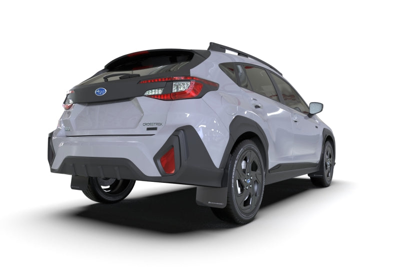 Rally Armor UR Mud Flaps - 2024-2026 Subaru Crosstrek - Black/Grey Logo - #MF106-UR-BLK-GRY