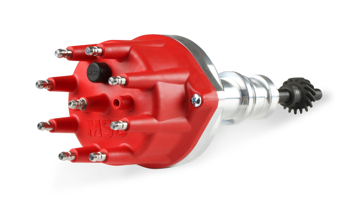 MSD 85791 Distributor for Ford 289-302, Billet, Small Cap, Steel Gear