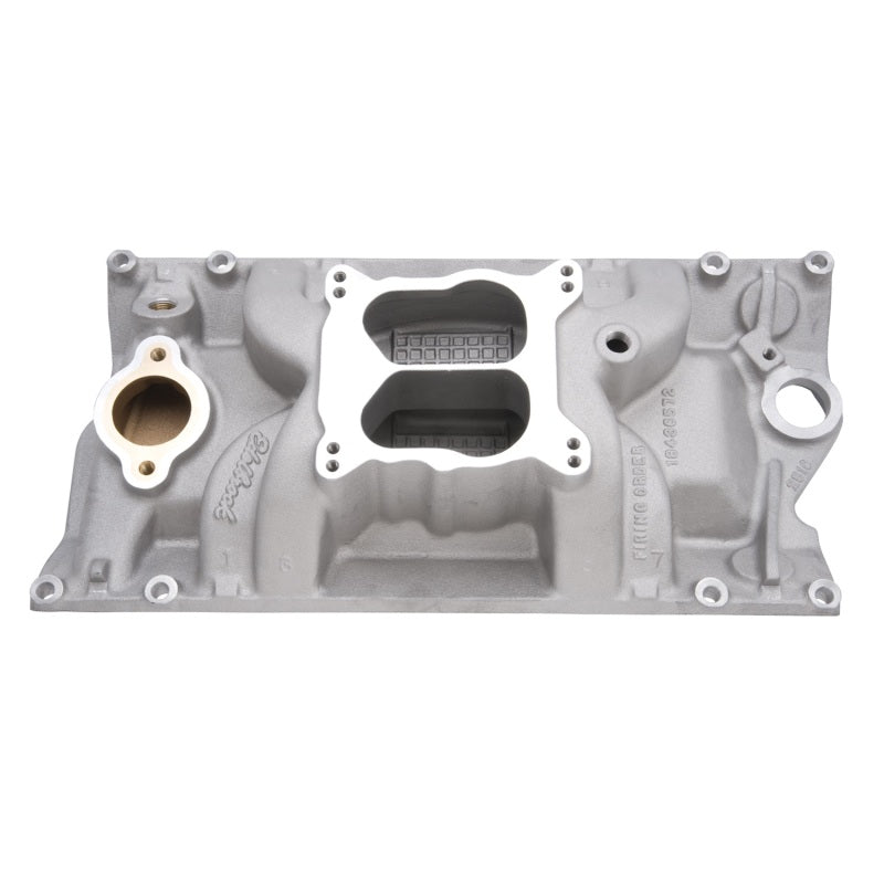 Edelbrock 2516 Manifold SBC Performer RPM Vortec Marine As-Cast