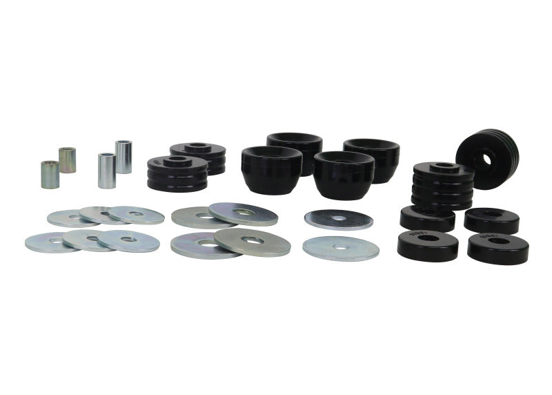 Whiteline W93561 Body Mount Bushing Set for 1975-1989 Dodge D100, 1975-1989 Dodge W100, 1975-1980 Dodge D200 and More